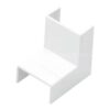 Cotovelo Interno Canaleta BRANCA 20x10mm acabamento BRANCO