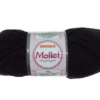Novelo de Lã - Mollet - Preto 80m