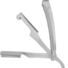 Navalhete Inox para Barbear 1/2 Lâmina