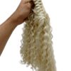 Cabelo Apliqueo Cacheado 50cm Loiro Rabo Caval Fibra - Image 2
