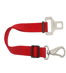 Adaptador para Cinto de Segurança AMF Pet Vermelho P