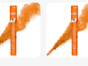 Bastão de Fumaça Laranja