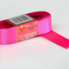 FITA DE GORGURAO LISA LADEIRA 22MM EM POLIESTER COM 10 METROS  rosa citrico - Image 2