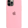 Capa protetora Premium Silicone case rosa-chiclete com design 13 pro max - Image 2