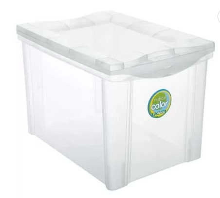 Caixa organizadora média alta cristal 30L 21201 Ordene PT 1 UN - Image 2