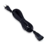 EXTENSÃO ELÉTRICA 2x0,75 PAR. 10M 10A M/F DANEVA PRETA - Image 2