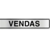 PLACA 100AA VENDAS SINALIZE CINZA - Image 2