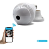 Câmera Ip Segurança Lâmpada Vr360 Panorâmica Espia Wifi V380 - Image 2