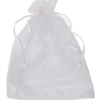 Saquinho em Organza 12,5 x 17,5 cm - 10 unid. Branco - Image 2