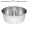 Forma Torta Suiça em Alumínio Cód. 1299 - 17x08 cm - Image 2