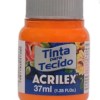 Tinta p/tecido fosca 37ml laranja 04140 Acrilex PT 1 UN - Image 2