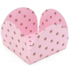 Forminha de Papel para Doces 4 Pétalas Póa Rosa/Marrom - 50un - Image 2
