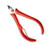 Alicate Inox para Cutícula com Cabo Plástico Vermelho - Mundial - Image 2