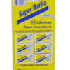 Lâmina Inox Barbear 60 Peças - Super Barba - Image 2