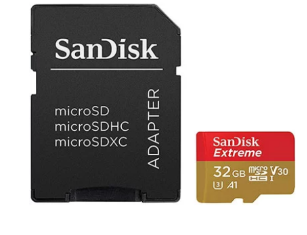 Cartão de memória micro SD 32gb com adaptador Classe10 A1/U3/4K SanDisk BT 1 UN - Image 2