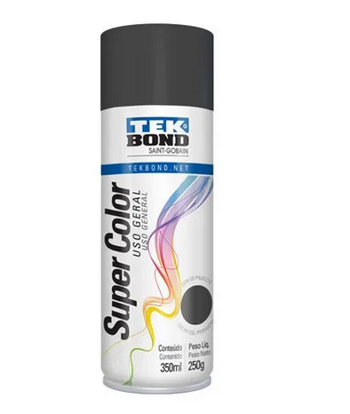 Tinta Spray Uso Geral Super Color, Metais, Varias Cores. - Imagem 2