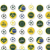 Cortina Decorativa Copa Vai Brasil 1,5 m - Image 2