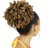 Puff Lindo Aplique Ombre Mel Cacheado Coque Afro - Image 11