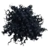 Afro Coque Preto Cabelo Puff Aplique Cacheado Orgânico - Image 11