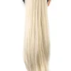 Aplique Liso PretoOrgânico 150g Rabo Premium Cavalo 70cm - Image 13