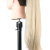 Cabelo Ondulado Castanho Escuro Rabo De Cavalo 150g Aplique - Image 17