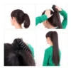 Cabelo Ondulado Castanho Escuro Rabo De Cavalo 150g Aplique - Image 11
