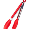 Pegador Culinário Silicone 27cm Multiuso Aço Inox Salada Pro - Image 3