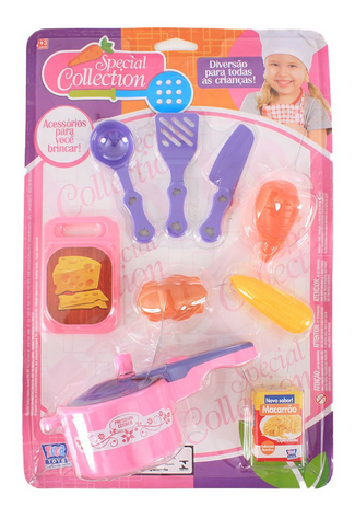 Kit Cozinheiro Com 9 Peças De Brinquedo Infantil U - Image 2