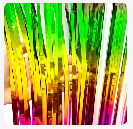 Cortina Metalizada Multicolor - Imagem 2