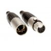 Cabo conector Xlr 5 pinos macho para femea 2 metros - Image 2