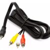 Cabo P1 para 3 RCA macho de áudio ou AV vídeo componente 1,50 metros amarelo branco e vermelho Jack - Image 4
