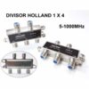 Plug coaxial quintuplo conector TAP tomada blindada divisor de sinal de antena - Imagem 2